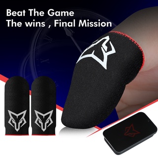 ถุงนิ้วเล่นเกมส์, ถุงมือเล่นเกมส์ Sarafox  Gaming Finger Sleeve Non-Scratch Sensitive Mobile Touch Screen 6D