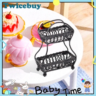 &lt;Twicebuy&gt; ตะกร้าผลไม้จําลองขนาดเล็กสําหรับตกแต่งบ้านตุ๊กตา