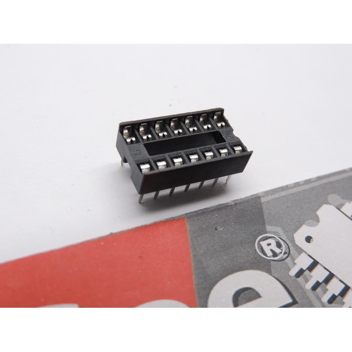 ซ็อกเก็ต ic 14p 2.54 มม. 2.54 มม. ซ็อกเก็ตอะแดปเตอร์ 14pin 14 p pin DIP-14 2 แถว