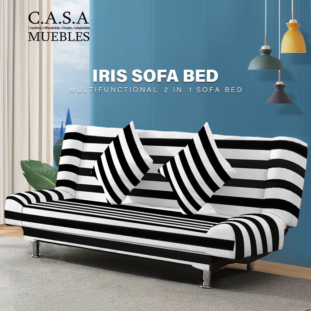 SV 💎CASA Meubles BKK: IRIS Sofa Bed โซฟา โซฟาปรับนอน โซฟาผ้ากำมะหยี่  สินค้าพร้อมส่ง