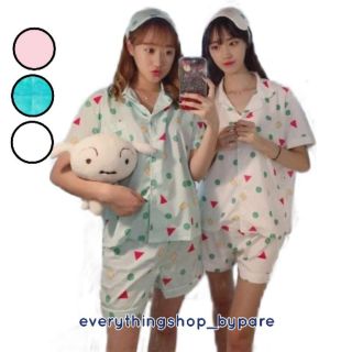 ชุดนอนผ้าซาตินลายชินจัง Shin-Chan Pajamas