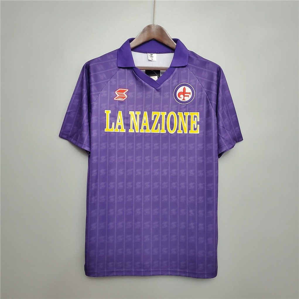 89-90 Fiorentina บ้านเสื้อฟุตบอลย้อนยุคโฟกัส