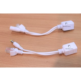 PoE Passive Injector + Splitter Power Over Ethernet Cable for CCTV Camera ให้ไฟผ่านแลน สาย