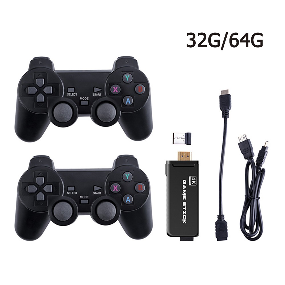เกมคอนโซล：4K Games USB Wireless Console 3500 Classic Game Stick Video ...