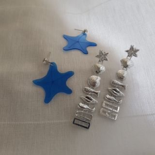 Star fish earrings ต่างหูปลาดาว ดาวทะเล