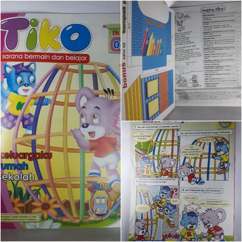 Tiko Sarana เล่นและการเรียนรู้ Family School บ้านสําหรับโรงเรียนอนุบาล - a 02 . vrh3