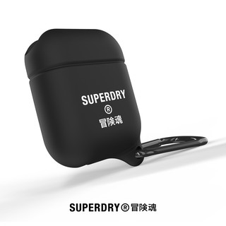 SUPERDRY SILICONE AIRPODS CASE FOR AIRPODS BLACK/WHITE