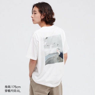 เสื้อยืดที่คุณต้องการพร้อมส่ง Uniqlo เสื้อยืด แขนสั้น พิมพ์ลายรูปภาพ แม่เหล็ก สําหรับผู้ชาย ผู้หญิง 445607ขนาดเต็มS-5XL