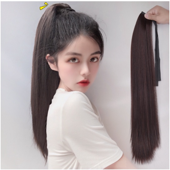 แฮร์พีชหางม้า 150g.หนาสุดๆ ยาว 45/55/6575cm (พร้อมส่ง) สวยไหมเกรดพรีเมียม