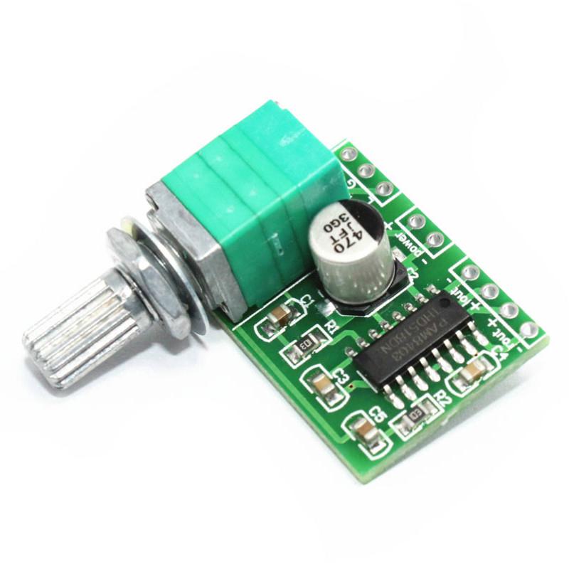 Mini 5V PAM8403 Audio Power Amplifier Board 2 Channel With Volume Control