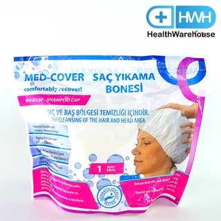 Med-Cover Wash Cap Shampoo Cap หมวกสระผมแบบไม่ใช้น้ำ ใช้ง่าย สะดวก Medcover Med Cover