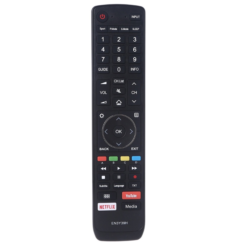 WU EN3Y39H เปลี่ยนรีโมทสําหรับ Hisense TV EN3Y39D EN3Y39HB H50U7A