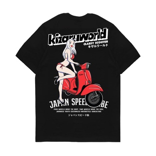 เสื้อยืดโอเวอร์ไซส์เสื้อยืด พิมพ์ลาย Kizaru Motorcycle Series Special TRIBE MIRAJANE สําหรับผู้ชายS-3XL