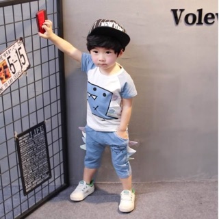“พร้อมส่ง” ชุดเซ็ทหนุ่มน้อยสไตล์เกาหลี