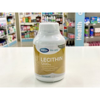 Lecithin 1200 mg Mega We care 100 capsules เมก้า วีแคร์ เลซิติน