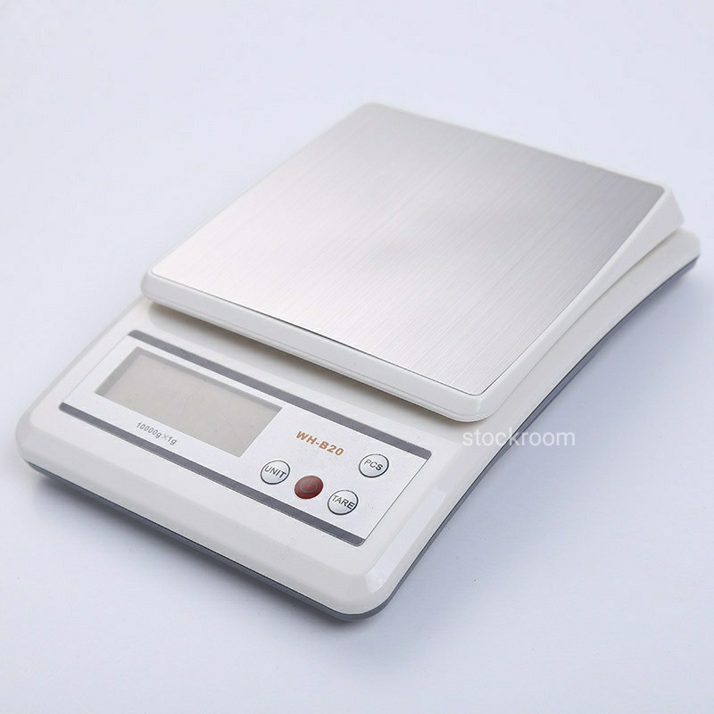 เครื่องชั่งดิจิตอลอย่างดี ชั่งได้ตั้งแต่ 1g - 10 kg