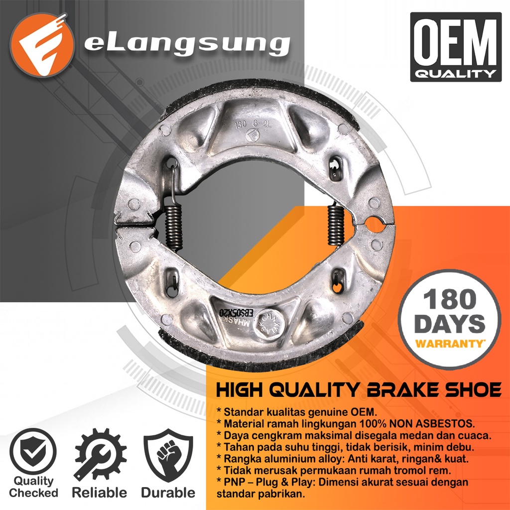 ผ้าเบรคหลังสําหรับ Mio Sporty Soul J Mio M3 Z Xride Xeon Jupiter MX Jupiter Z Burhan Vega R Fino Aer