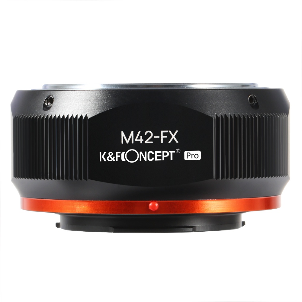 K&f Concept Pro อะแดปเตอร์ความแม่นยําสูง สําหรับเลนส์เมาท์สกรู M42 เป็นกล้อง Fuji X X30 XF1