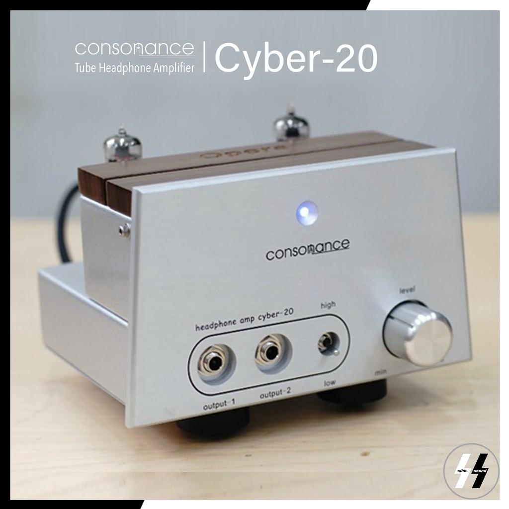 แอมป์หูฟังหลอด | Opera Audio Consonance - Cyber-20 | Vacuum Tube 6P14x2, 12AU7x1 Headphone Amplifier