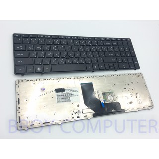 HP Keyboard คีย์บอร์ด HP EliteBook 8560p ProBook 6560b 6565b 6570b 6575b มี point stickไทย-อังกฤษ