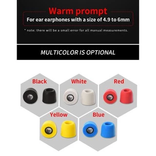QKZ Earphone Memory Foam Tips จุกโฟม ใส่สบาย ไม่เจ็บหู ป้องกันเสียงรบกวนภายนอก การันตีของแท้ 100%