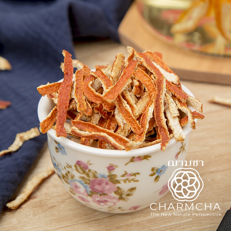 ชาเปลือกส้ม (Orange Peel Tea) มีวิตามินซีสูง และแคลเซียมสูง ช่วยบำรุงสุขภาพฟันและกระดูก ต้านเซลล์มะเร็ง บำรุงสายตา