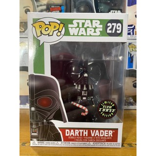 Funko Pop Darth Vader Star Wars Limited Chase Glow In The Dark #279