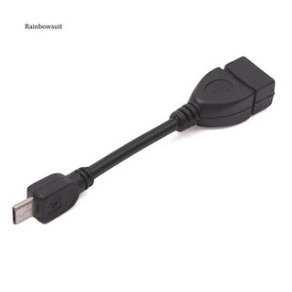 【RB】อะแดปเตอร์แปลงสายเคเบิ้ล Usb 2.0 A Female to Micro B Male OTG