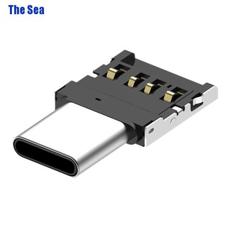 The Sea อะแดปเตอร์สายเคเบิ้ล Usb-C 3.1 Type C Male to Usb Female Otg สําหรับ U