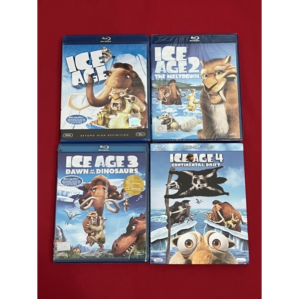 Blu-ray Ice Age 1-4 แผ่นแท้