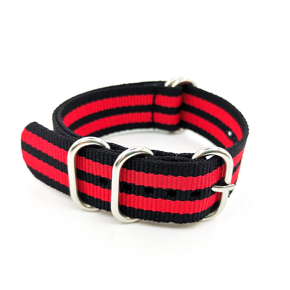 สายนาฬิกาข้อมือไนล่อน 18 มม. 20 มม. 22 มม. 24 มม. สําหรับ James Bond Watch Bands 007