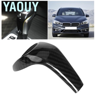 Yaouy คาร์บอนไฟเบอร์ครอบหัวเกียร์รถยนต์สําหรับ Bmw X1 F48 2 Series F46 2015-2018