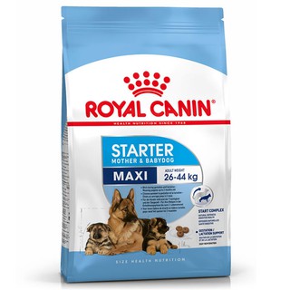 Royal Canin โรยัลคานิน Maxi Starter Mother&amp;Baby Dog อาหารสำหรับแม่และสำหรับลูกสุนัขพันธุ์ใหญ่ 1 กิโลกรัม