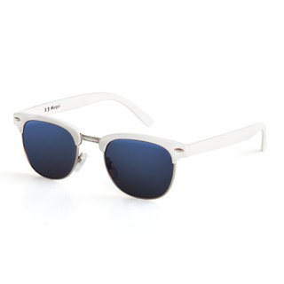 AJ Morgan Soho Sunglasses White, Blue Mirror Lens แว่นกันแดด สีขาวเลนส์ปรอทน้ำเงิน