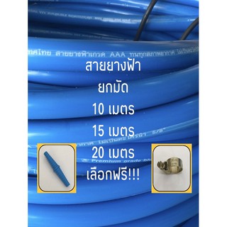 สายยางฟ้า 5 หุน อย่างดี เหนียวหนานุ่น ใช้กับก๊อกน้ำบ้าน 4 หุน