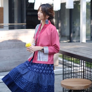 เสื้อคลุมทูโทนสาวล้านนา