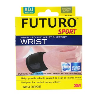 [มี 2 สี] FUTURO wrap around wrist support Free Size  ฟูทูโร่ พยุงข้อมือ ปรับขนาดได้