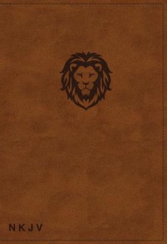 NKJV, Thinline Bible Youth Edition, Leathersoft, Brown, Red Letter Edition, Comfort Print : คัมภีร์ศ