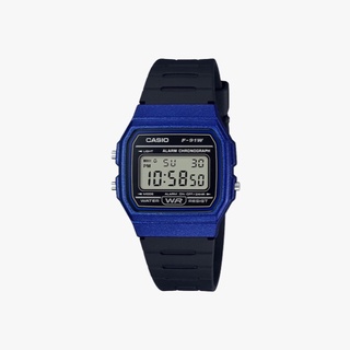 [ประกันร้าน] Casio นาฬิกาข้อมือผู้หญิง รุ่น F-91WM-2ADF-S Standard Black