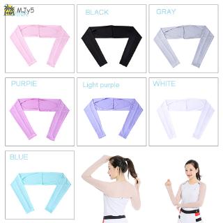mjy 5 ปลอกแขนกันแดดกันรังสียูวีสําหรับผู้หญิง