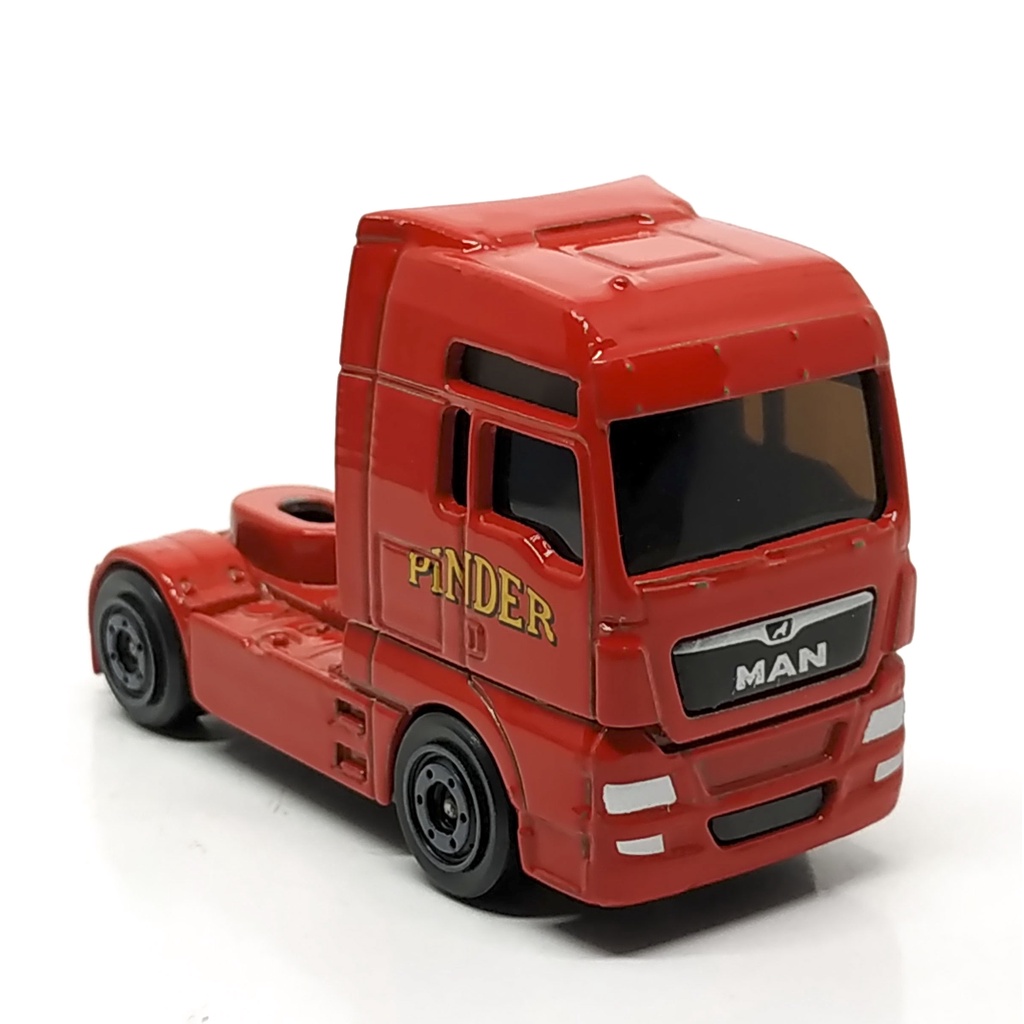 Majorette Pinder Collection - Man TGX Truck Head - Red Color /scale 1/100 (2.5 inches) no Package