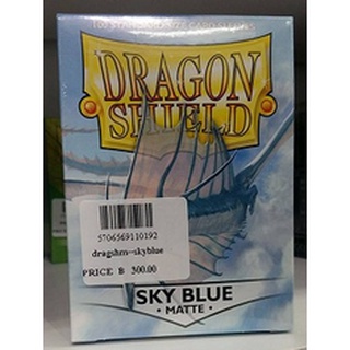 DS dragshm--skyblue Dragon Shield Sky Blue Matte Sleeve Dragon Shield Matte 1 Box dragshm--skyblue 5706569110192