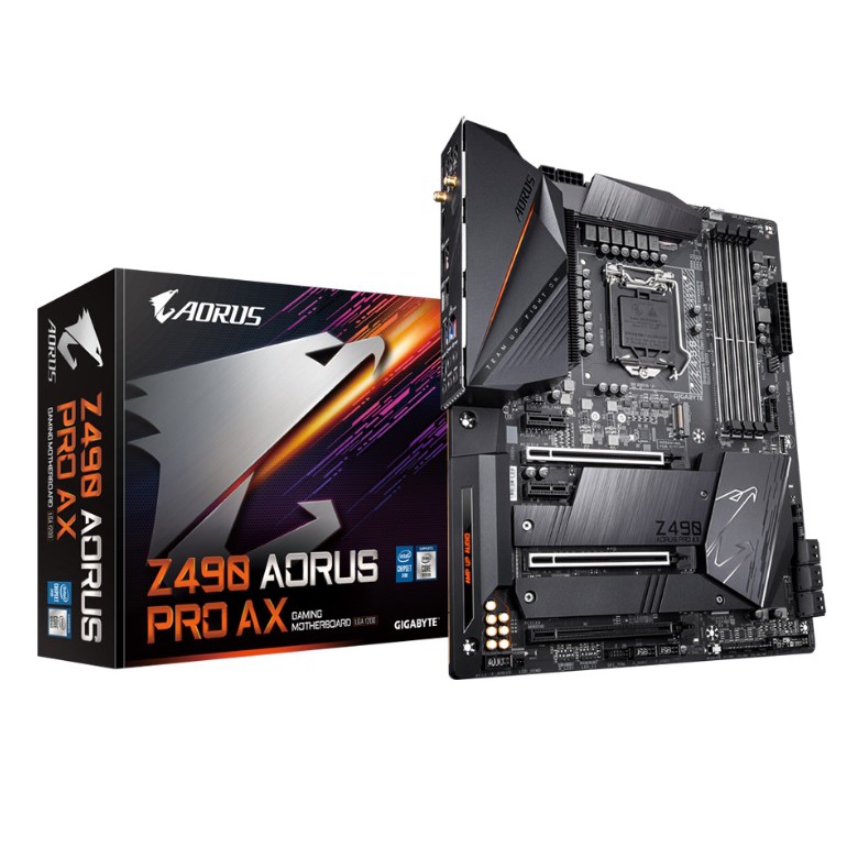 MAINBOARD (เมนบอร์ด) GIGABYTE Z490 AORUS PRO AX LGA1200 (Pansonics)