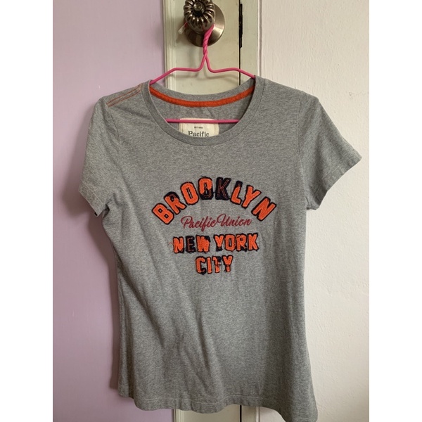 เสื้อยืด Pacific Union ผ้าดีมาก เสื้อแบรนด์เนม พิมพ์ลาย