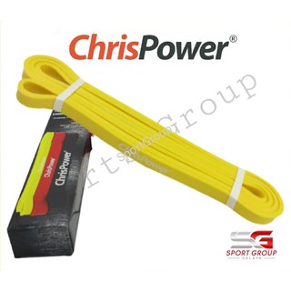 ChrisPower ยางยืด ยางบริหารร่างกาย ChrisPower STRENGTH BANDS Yeiiiow