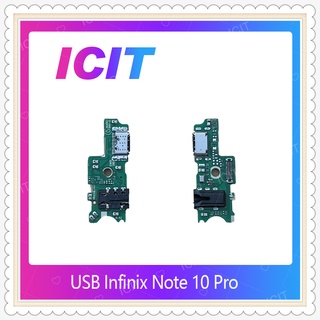 USB Infinix Note 10 Pro อะไหล่สายแพรตูดชาร์จ แพรก้นชาร์จ Charging Connector Port Flex Cable（ได้1ชิ้นค่ะ) ICIT-Display