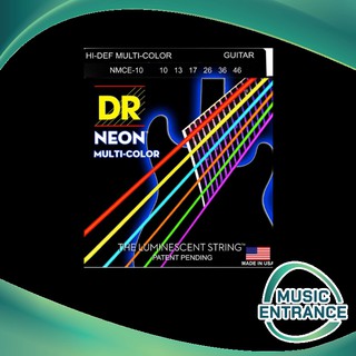 DR.STRING สายกีต้าร์ไฟฟ้า NEON สายนีออนเรืองแสง