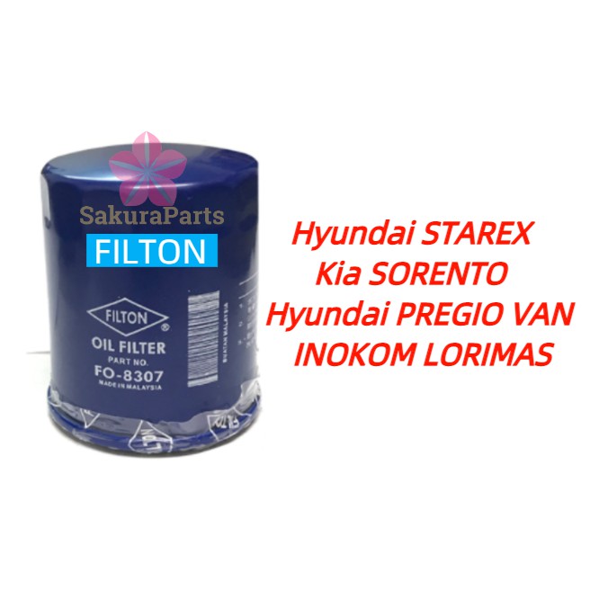 Hyundai Starex / Kia Sorento / Kia Pregio Van / ไส้กรองน้ํามันเครื่อง (26300-42040)