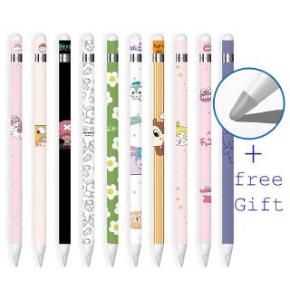 3 Pcs Stickers For Pencil Gen 1 For iPad Pen Protective Paper Ultra Thin Cartoon Painted Touch Stylus pen Sticker