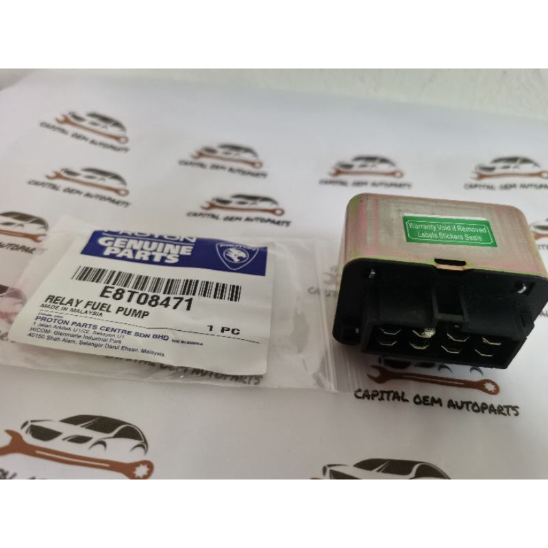 E8T07471 PROTON FUEL PUMP RELAY WIRA 1.6 PERDANA และ V6 ( 8PIN )